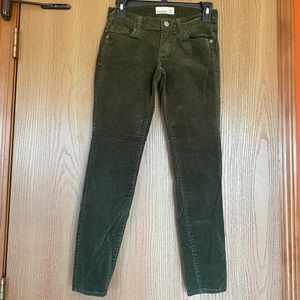 Old Navy Army Green Corduroy Pants